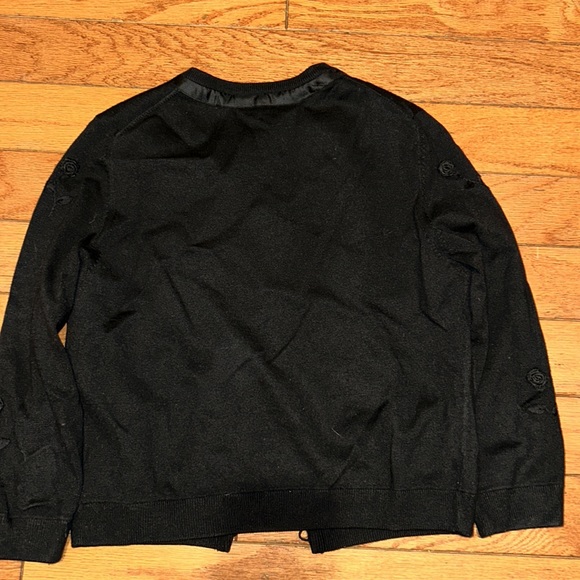 Ann Taylor Black Rose Stitch Cardigan - Picture 7 of 7